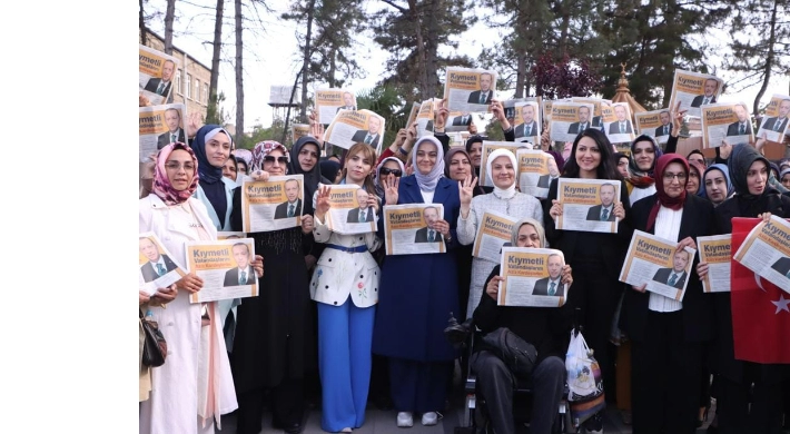 AK Parti Kadın Kollarından “Safın Belli Olsun” Yürüyüşü
