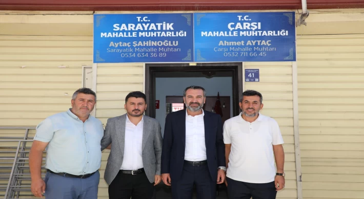 Başkan Şerifoğulları; Muhtarlar, Esnaflar Ve Vatandaşlarla Bir Araya Geldi