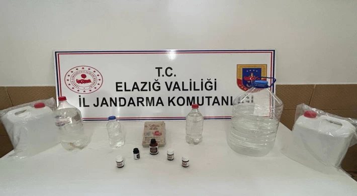 Elazığ’da Kaçak İçki Operasyonu