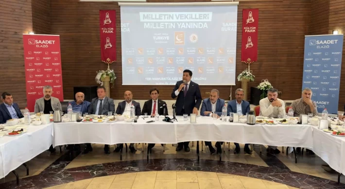 Saadet Partisi Grup Başkan Vekili Kaya, Elazığ’da STK’larla Buluştu