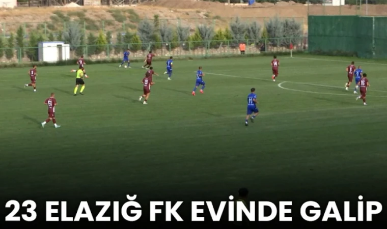 23 Elazığ FK Evinde Galip