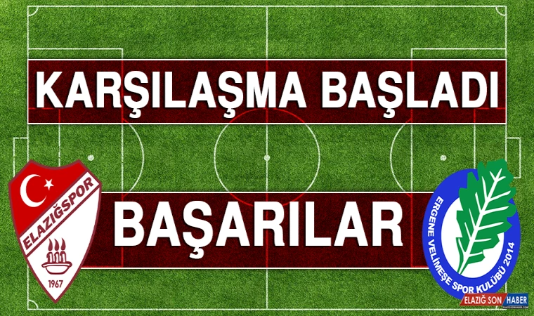 Elazığ Stadyumu'nda 18 Şubat 2024 Pazar günü saat 14:00'te 3. Lig 2. Grup'ta mücadele eden Elazığspor ve Ergene Velimeşespor karşı karşıya geliyor