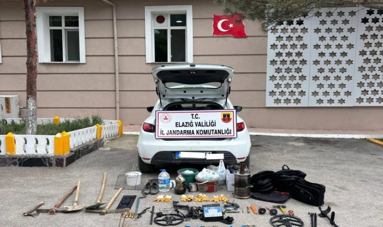 Elazığ’da Sit Alanda Kazı Yapan 5 Kişi Yakalandı