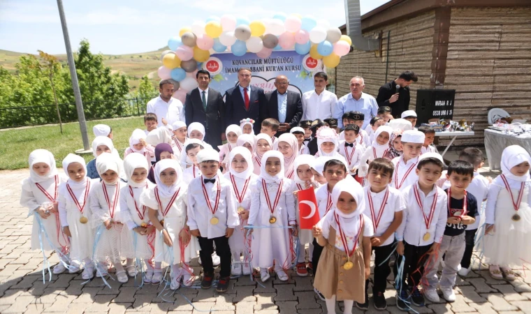 Kovancılar’da 4-6 Yaş Kur'an Kursları Kapanış Programı Düzenlendi