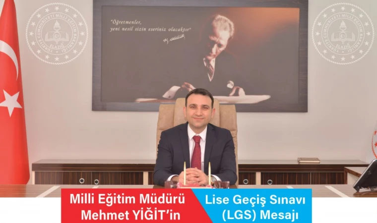 Müdür Yiğit: “Hayatın Sadece Sınavdan İbaret Olmadığını Asla Unutmayalım”