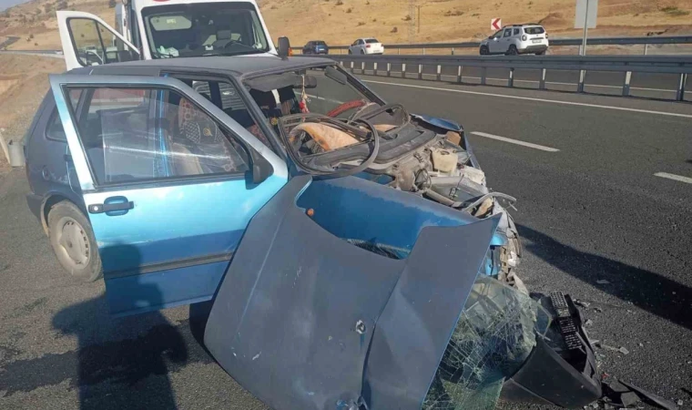 Elazığ’da trafik kazası: 2 yaralı