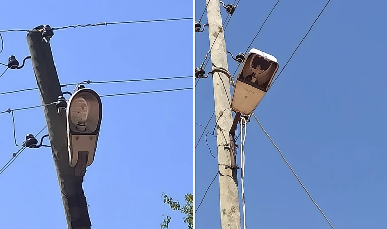 Elazığ'da Yanmayan Sokak Lambalarına Muhtardan Tepki