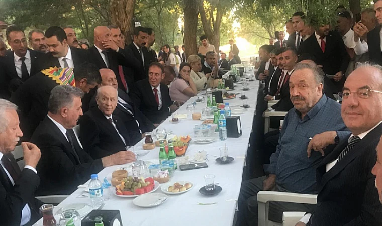 Raif Çiçek, Bahçeli ile Ahlat'ta Bir Araya Geldi