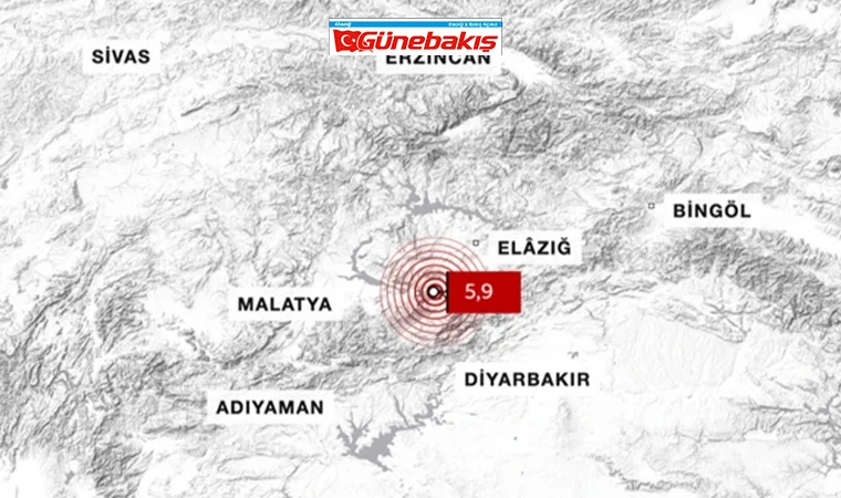 5.9 Şiddetinde ki Depremden Sonra 30 Artçı Deprem