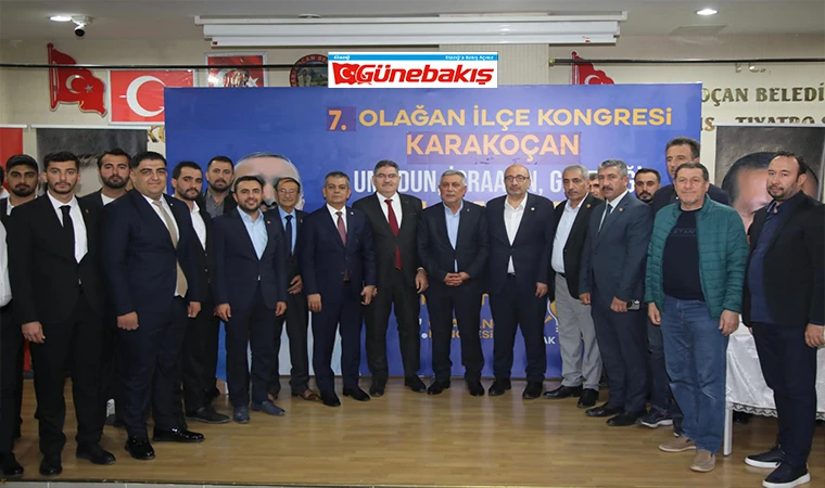 AK Parti Karakoçan İlçe Kongresinde Ülküşan Özdemir Yeniden Başkan Seçildi