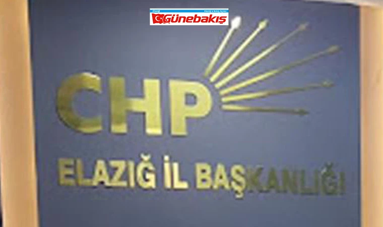 CHP Elazığ: ‘Partimiz İle Bir Bağlantısı Yoktur’