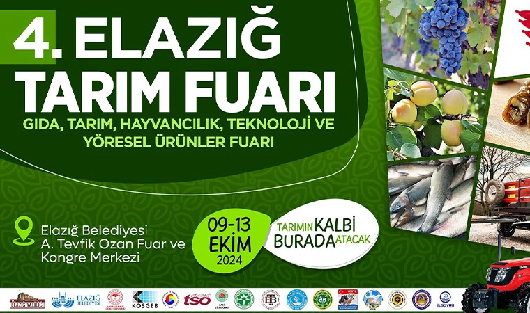 Elazığ’da 4. Tarım Fuarı Gerçekleştirilecek