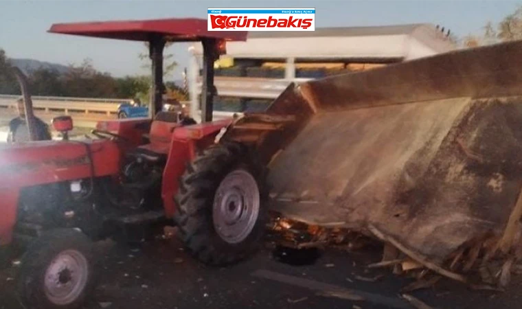 Elazığ’da Beton Mikseri İle Traktör Çarpıştı: 1 Yaralı