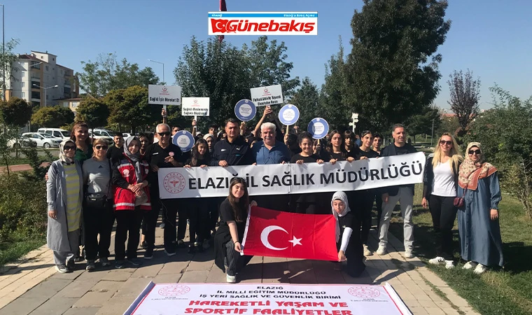 Elazığ’da Dünya Yürüyüş Günü