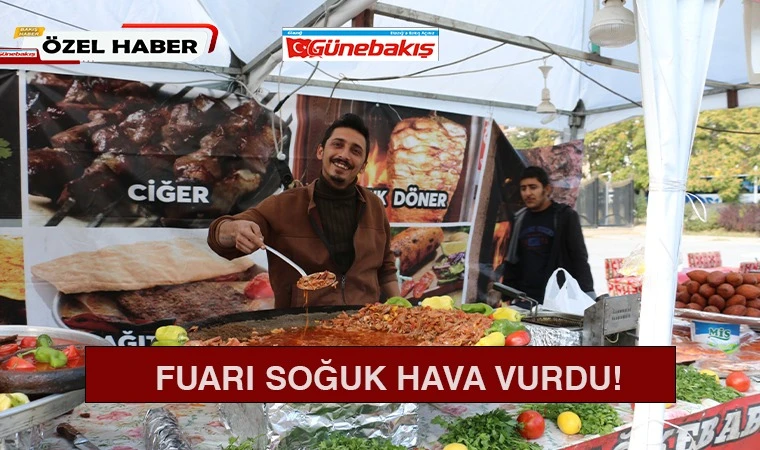 Elazığ’da Fuarı Soğuk Hava Vurdu!