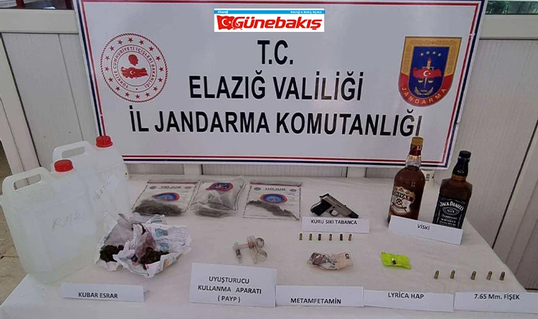 Elazığ’da Kaçak İçki Operasyonu: 8 Gözaltı