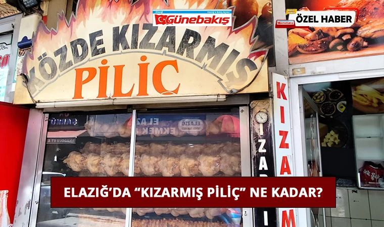 Elazığ’da ‘Kızarmış Piliç’ Ne Kadar?