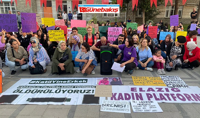 Kadın Cinayetleri İçin Elazığ’da Protesto