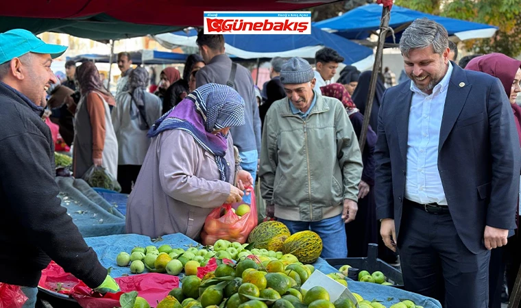 Milletvekili Nazırlı Karakoçan'da Esnafları Ziyaret Etti