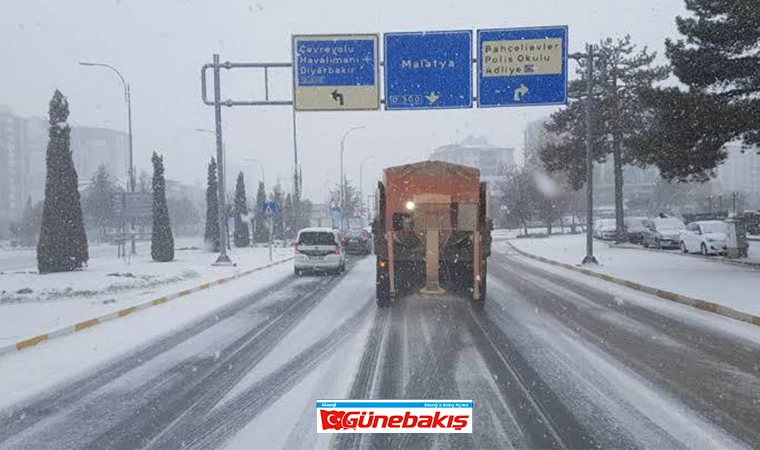 Elazığ Belediyesi'nden Kar Yağışı Uyarısı