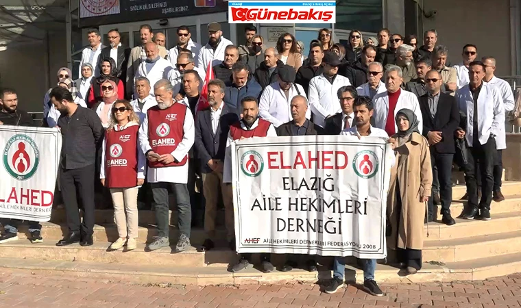 Elazığ’da Aile Hekimleri İş Bırakma Eylemine Başladı