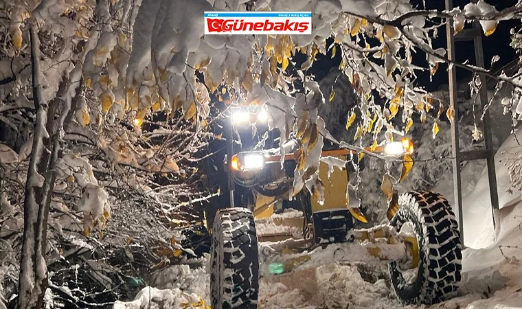 Elazığ’da Kapalı Köy Yollarını Açma Çalışmaları Sürüyor