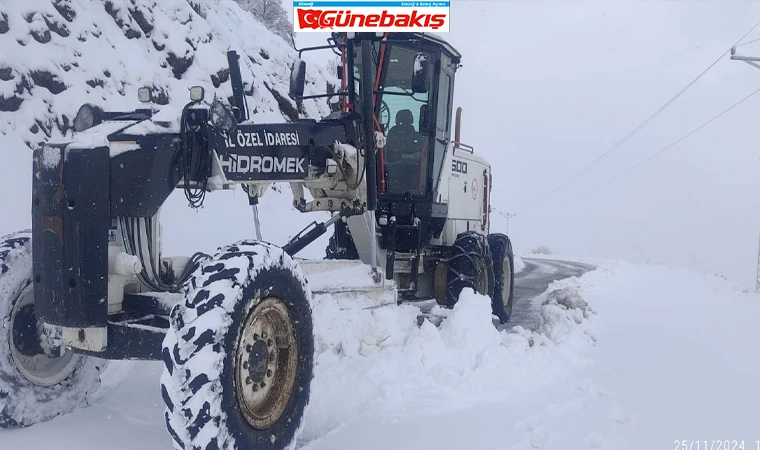 Elazığ’da Kapalı Köy Yolu Kalmadı