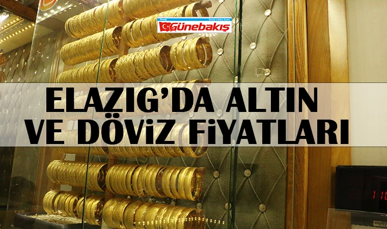 Elazığ'da Para - Altın Piyasalarında Son Durum?