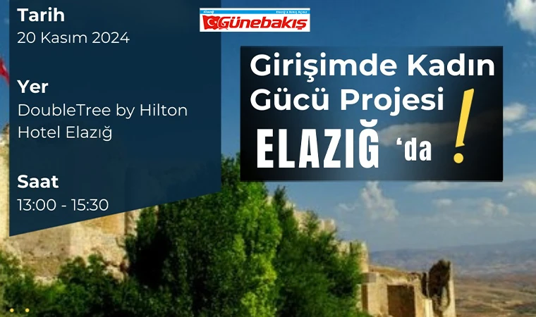 ‘Girişimde Kadın Gücü’ Projesi Elazığ’da