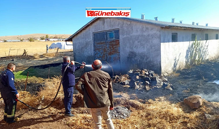 Şahinkaya Mahallesi’nde Otluk Alanda Yangın