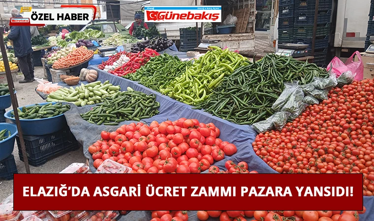 Elazığ’da Asgari Ücret Zammı Pazara Yansıdı!