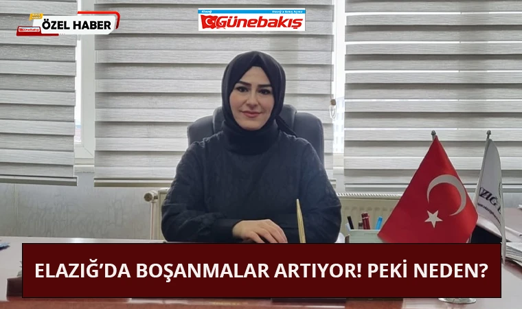 Elazığ’da Boşanmalar Artıyor! Peki Neden?