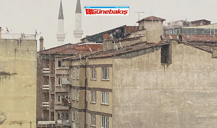 Elazığ’da Kar Yağışı Başladı