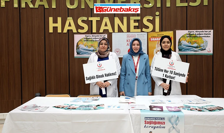 FÜ Hastanesi’nde Sigarayı Bırakma Standı Kuruldu