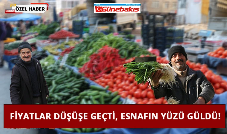 Fiyatlar Düşüşe Geçti, Esnafın Yüzü Güldü!