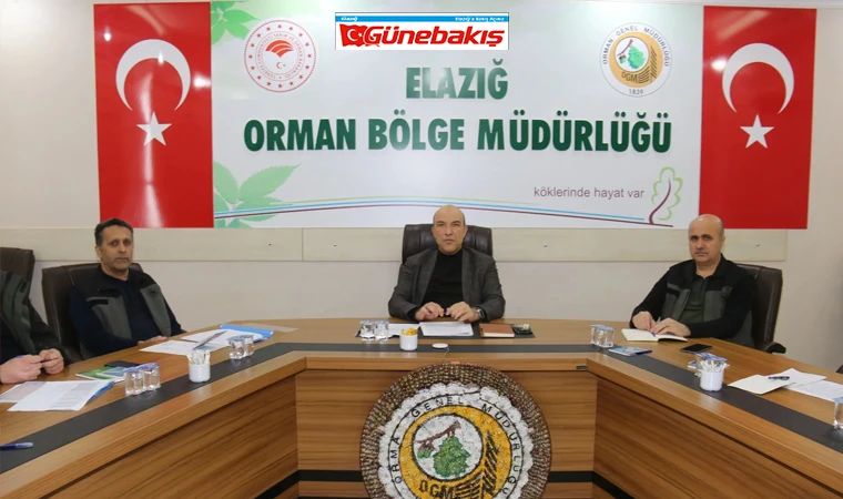 Elazığ Orman Bölge Müdürlüğü Kadastro Toplantısı Düzenledi