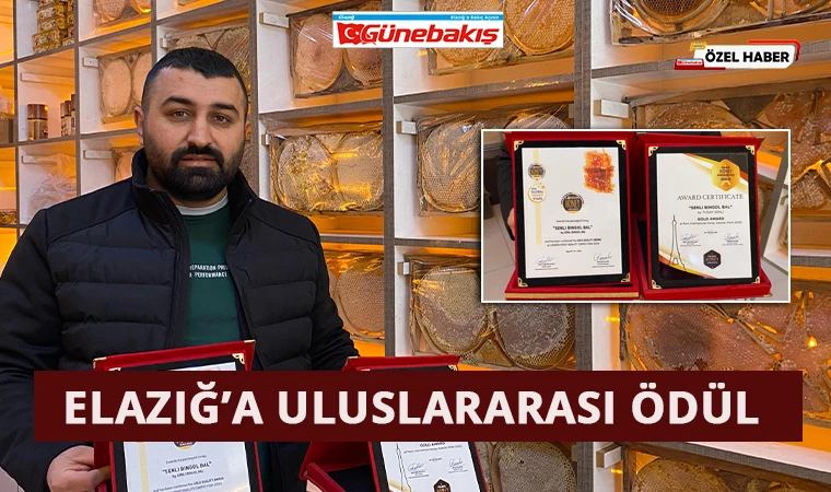 Elazığ’a Uluslararası Ödül