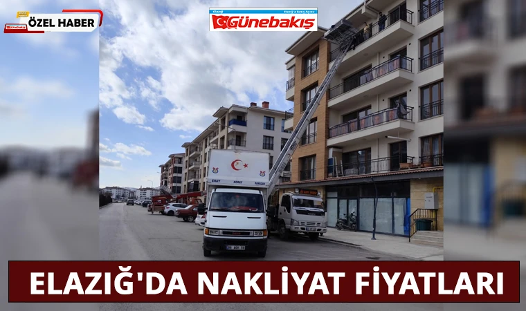 Elazığ'da Nakliyat Fiyatları