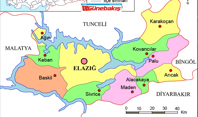 Elazığ’ın İlçe Nüfus Verileri Açıklandı