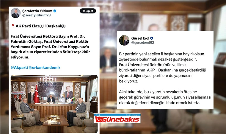 Gürsel Erol'dan Rektör Fahrettin Göktaş'a Sert Tepki