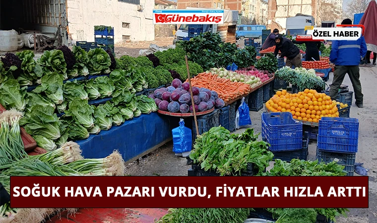 Soğuk Hava Pazarı Vurdu, Fiyatlar Hızla Arttı