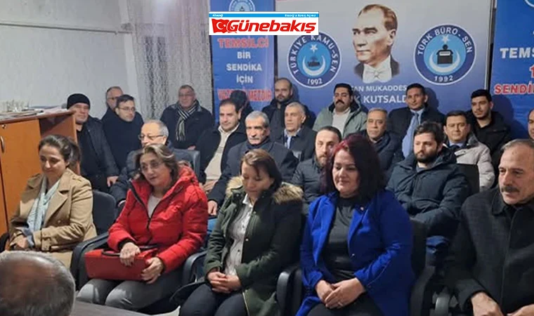 Türk Büro Sen Elazığ Şubesi İstişare Toplantısı Düzenledi