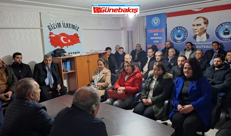 Türk Büro Sen Elazığ Şubesi'nde İstişare Toplantısı Yapıldı