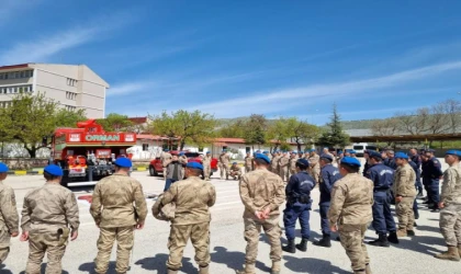 Elazığ’da Jandarma Personeline Yangın Eğitimi