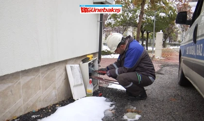 Doğalgaz Kaçağına Ekipler Tarafından Müdahale Edildi