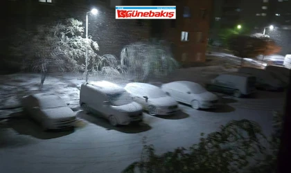 Elazığ'a Mevsimin İlk Karı Yağdı