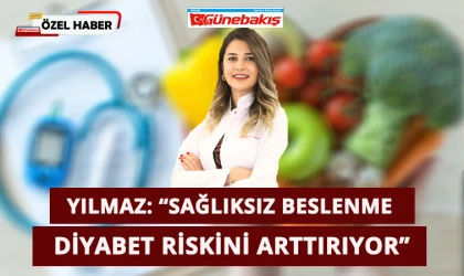 Yılmaz: ‘Sağlıksız Beslenme, Diyabet Riskini Arttırıyor’