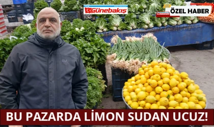 Bu Pazarda Limon Sudan Ucuz!