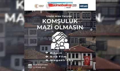 ‘Komşuluk Mazi Olmasın’ Yarışması