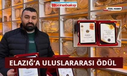 Elazığ’a Uluslararası Ödül